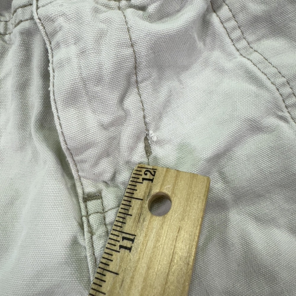 Hydraulic Shorts Womens 7/8 Beige Cargo Twill Pockets Casual Summer City Outdoor - Picture 9 of 10